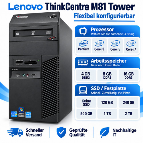 Lenovo thinkcentre m81 tower - thinkcentre,